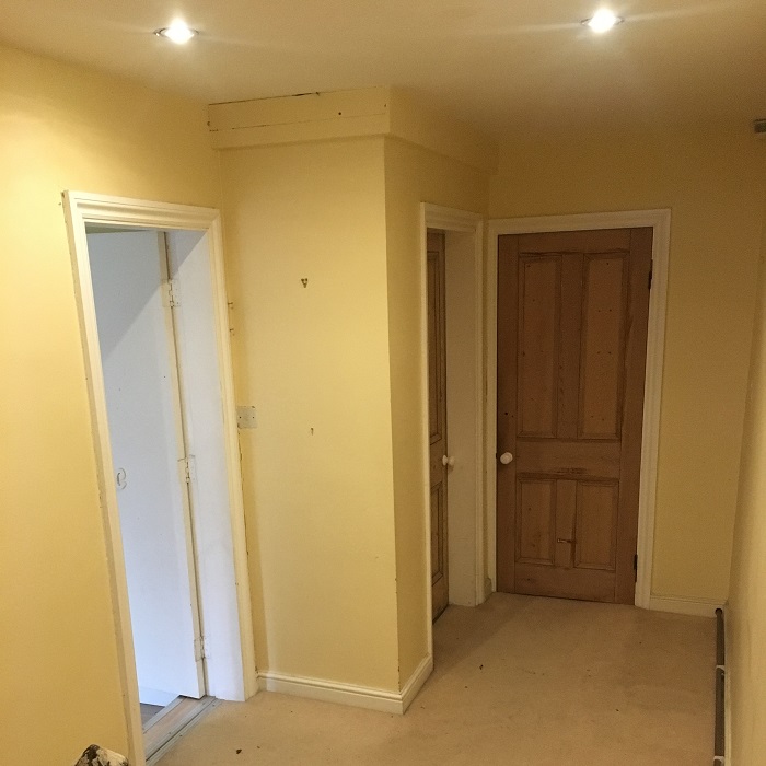 Example before renovation photo - hallway
